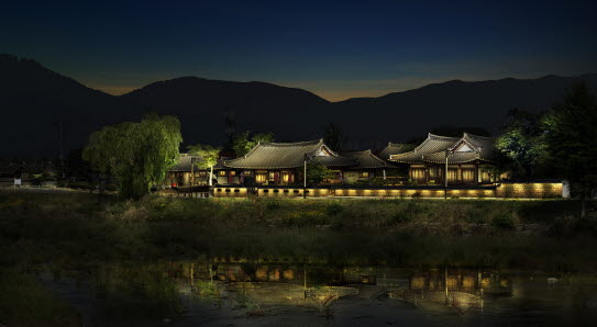 경주교촌한옥마을 야경