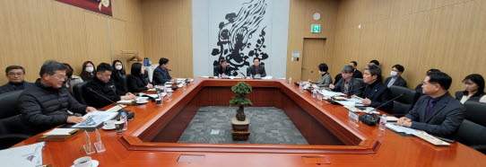 화백컨벤션센터를 방문한 경주시의회 문화도시위원회.