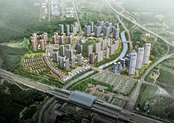 신경주역세권 개발사업 조감도.