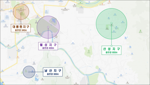 드론특별자유화구역 공역.