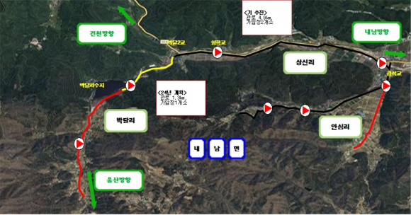사업 위치도.