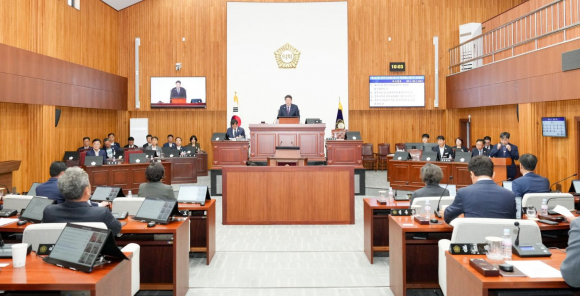 제291회 경주시의회 제1차 정례회 제1차 본회의.