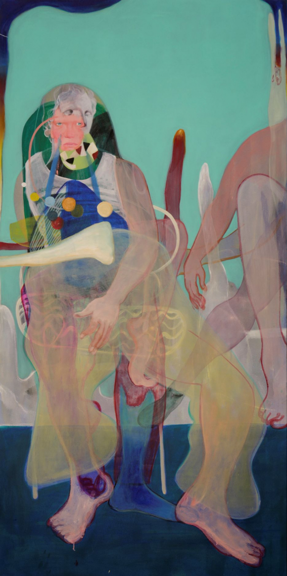 죠셉초이 작품_2. The Scene_Oil & acrylic on Canvas_200 x 300 cm_2025