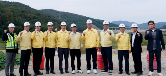 문화도시위원회 현장방문(왕신저수지 재해복구사업)